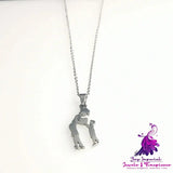 Titanium Steel Pendant Mother’s Day Necklace Is Fashionable