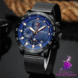 Stainless Steel Multi-Function Watch