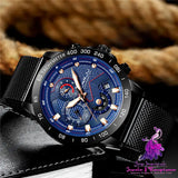 Stainless Steel Multi-Function Watch