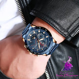 Stainless Steel Multi-Function Watch