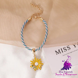 Daisy Bee Rope Bracelet