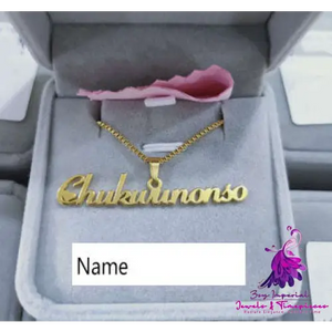 Customized Personalized Name Necklace