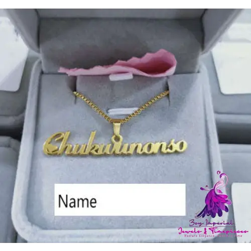 Customized Personalized Name Necklace