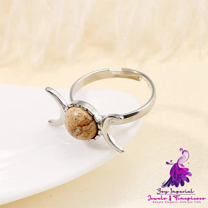 Vintage Natural Stone Ring