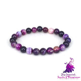 Violet Natural Stone Bracelet