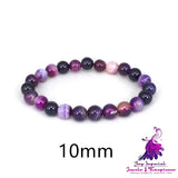 Violet Natural Stone Bracelet