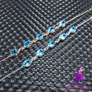 Natural Topaz Gemstone Bracelet