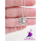 Squirrel Holding Pine Nuts Pendant Necklace Versatile Design