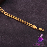 18K Gold Plated NK Necklace for Men