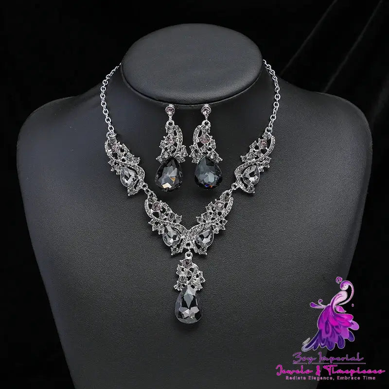 Two Piece Necklace Earring Set