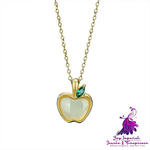 Peace Fruit And Tian Jade Necklace