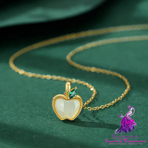 Peace Fruit And Tian Jade Necklace