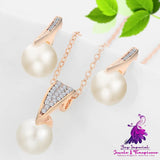 Pearl Wedding Banquet Jewelry Set