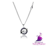 Hip Hop Purple Diamond Pendant Necklace