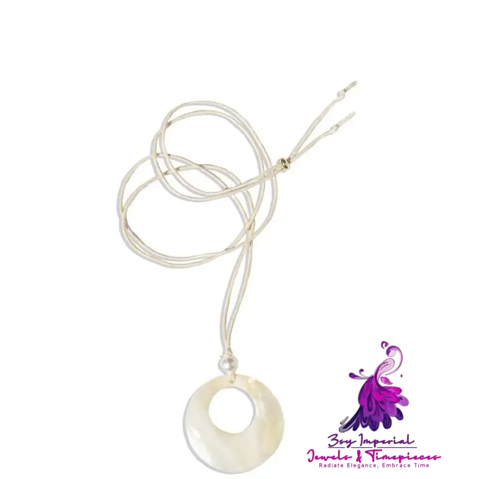 Round Design Sense Versatile When Personality Necklace