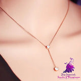 Rose Gold Stainless Steel Necklace