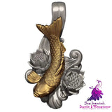 Koi Jumping Dragon Gate Necklace