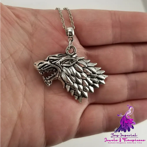 Wolf Head Stylish Pendant