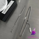 Hip Hop Titanium Steel Necklace for Men