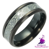 Noctilucent Dragon Pattern Ring