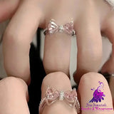 Princess’s Castle Pink Zircon Bow Ring