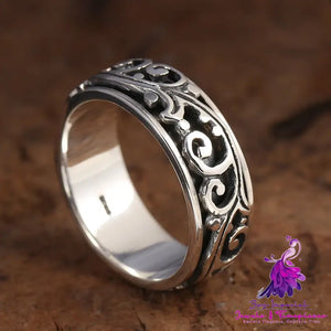 Sterling Silver Ornament Ring