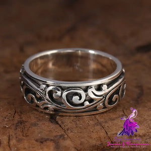 Sterling Silver Ornament Ring