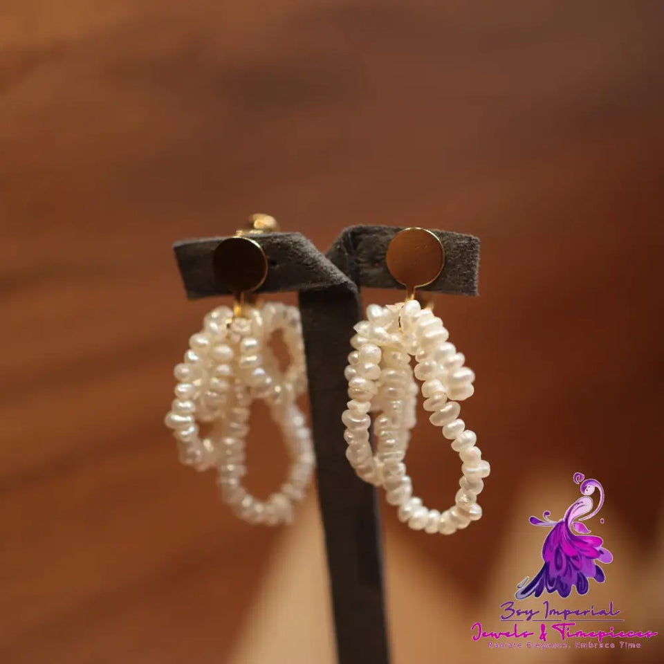 Stylish Vintage Pearl Ear Clips