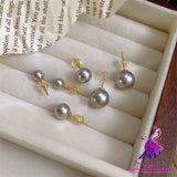 Women’s S925 Sterling Silver Pearl Earrings