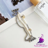 Pearl Metal Chain Watch Small Fragrance