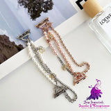 Pearl Metal Chain Watch Small Fragrance