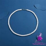 Single Layer Pearl Necklace