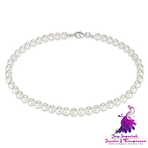 Single Layer Pearl Necklace