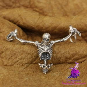 Sterling Silver Skull Necklace