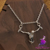 Sterling Silver Skull Necklace