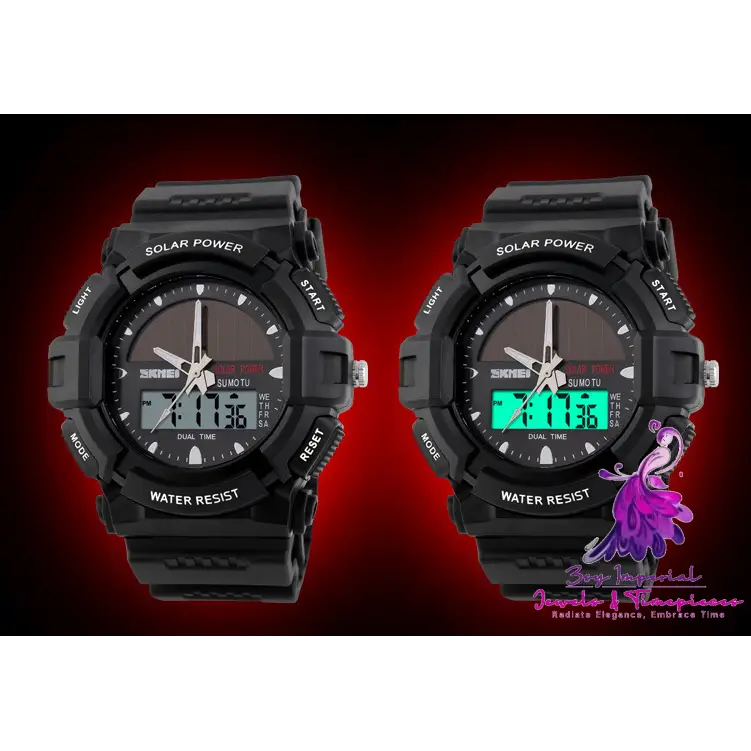 Personality Solar Sports Watch