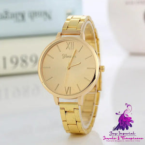 Round Dial Quartz Watch