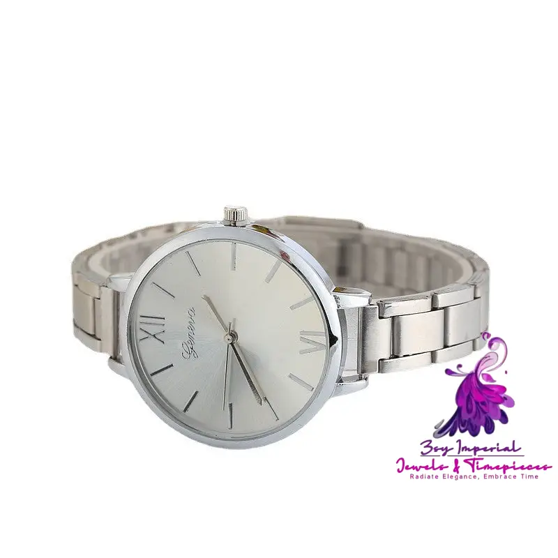 Round Dial Quartz Watch