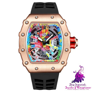 Tourbillon Skeleton Trend Quartz Watch