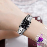 Women’s Waterproof Square Steel Strip Watch