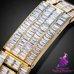 Rainbow Diamond Quartz Watch