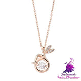 Rabbit Angel Wings Necklace