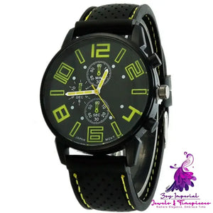 Racing Sports Car Silicone Watch