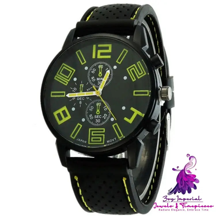 Racing Sports Car Silicone Watch