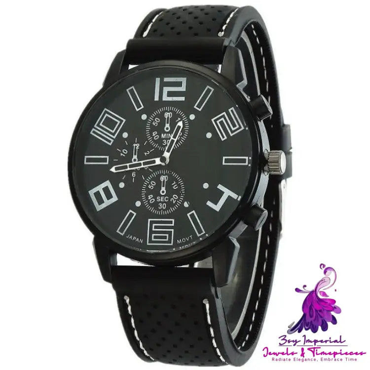 Racing Sports Car Silicone Watch