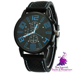 Racing Sports Car Silicone Watch