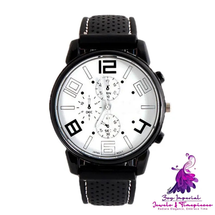 Racing Sports Car Silicone Watch