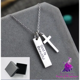 Silver Cross Pendant Necklace