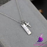 Silver Cross Pendant Necklace