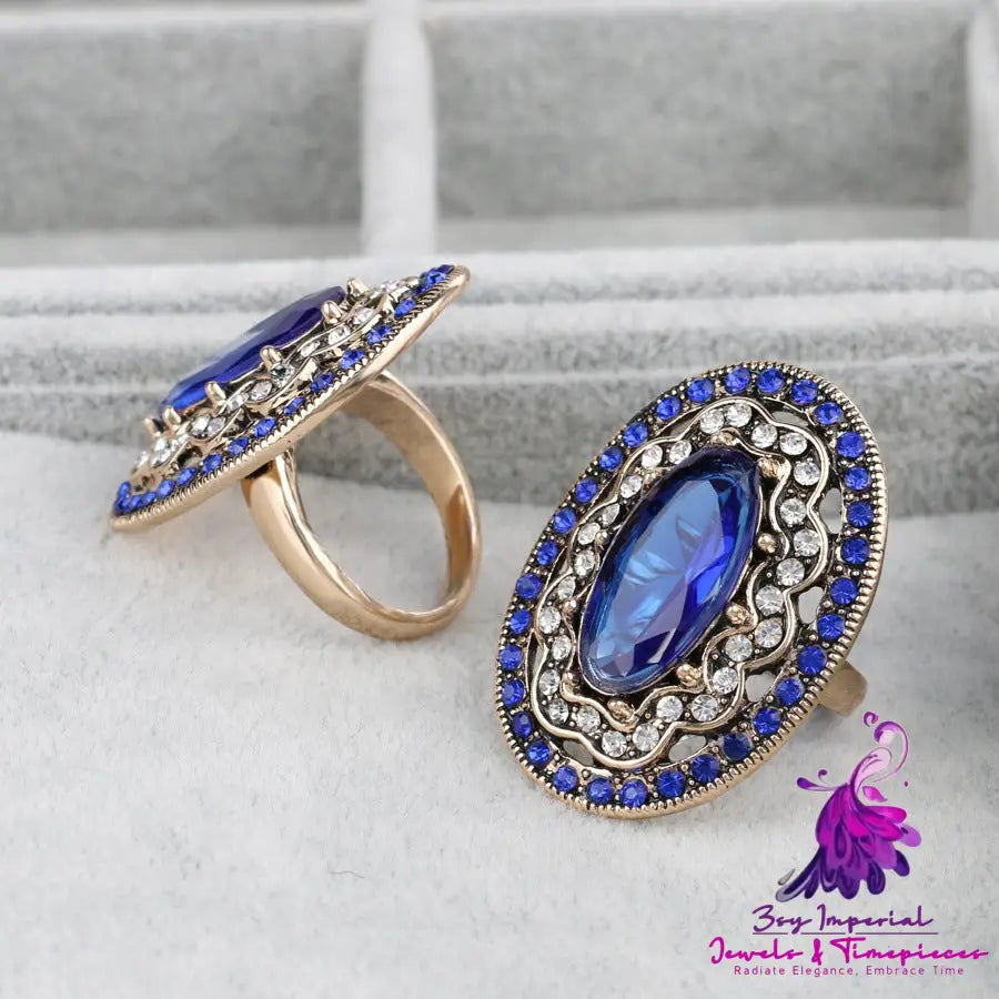 Retro Popular Fashion Oval Ring For Women